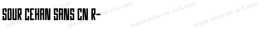 sour cehan sans cn r字体转换